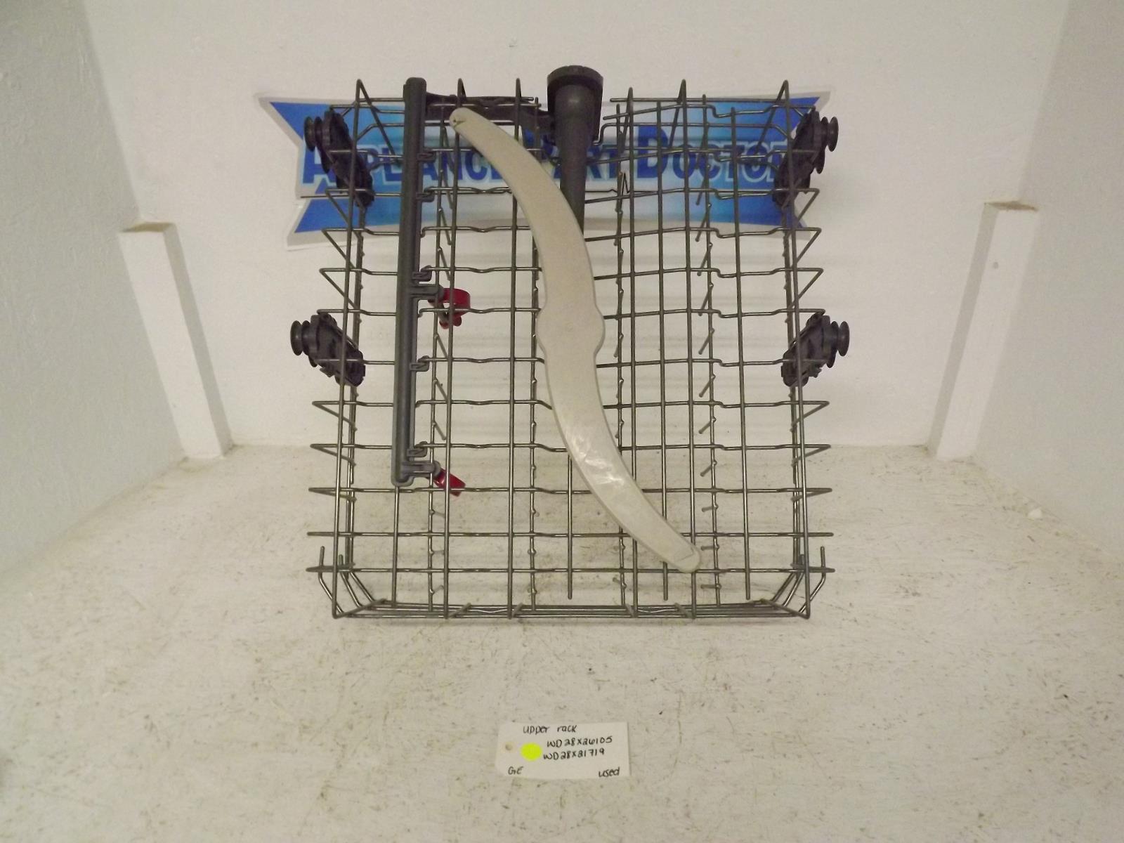 GE Dishwasher WD28X26105 WD28X21719 Upper Rack Used GE Dishwasher WD28X26105 WD28X21719 Upper Rack Used